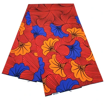 

Blesing 100% polyester fabrics for dress wholesale african fabric african wax print tissus africain print fabric