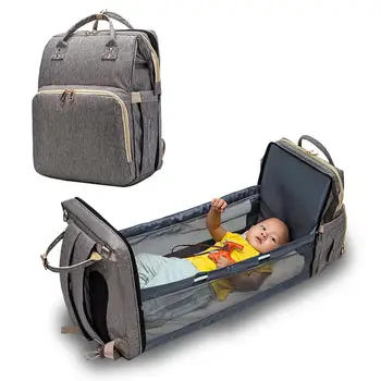 

Moms and Dads Baby Backpack Convertible Lightweight Baby Diaper Bag Bed Multi-purpose Travel Storage Bag Baby Nappy Bag Baby Bed