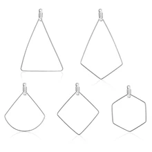 20 шт./партия, проволочные крючки для серьг из нержавеющей стали, соединитель в форме бисероплетения, кольцо с кисточкой, серьги, поиск для изготовление сережек