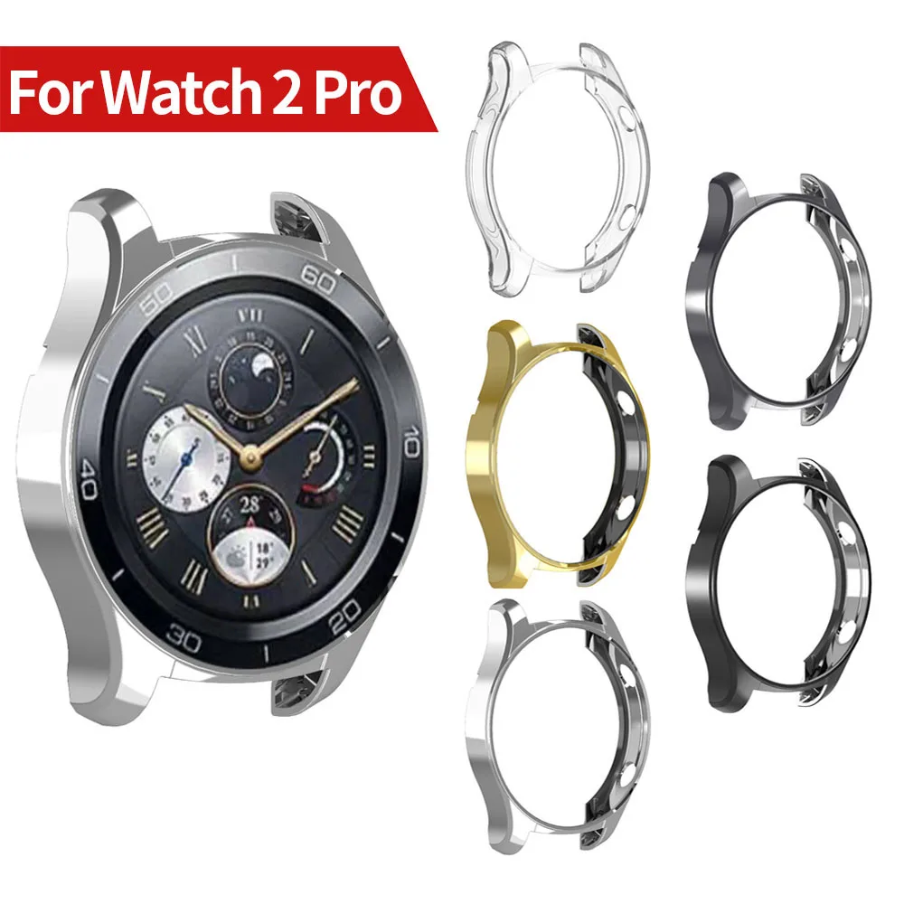 2 шт Мягкий защитный чехол для huawei Watch GT2 46 мм чехол TPU бампер для часов GT 2 42 мм Рамка аксессуары