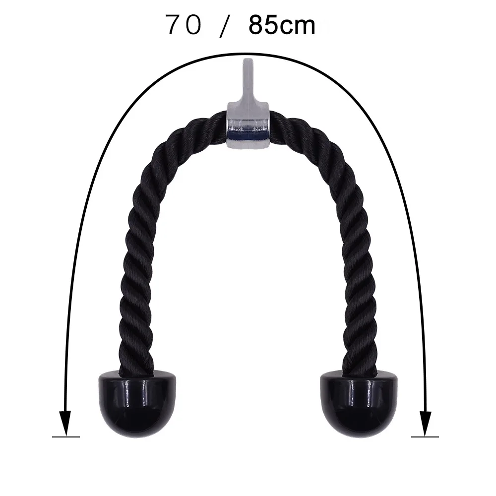 Gym Triceps Rope Pull Down Cable Rope Workout Equipment – AllFitness ...
