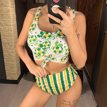

Sexy High Waist Bikini 2019 Brazilian Swimwear Women Swimsuit Push Up Monokini Plus Size Bathing Suit Female Beach Wear Biquini