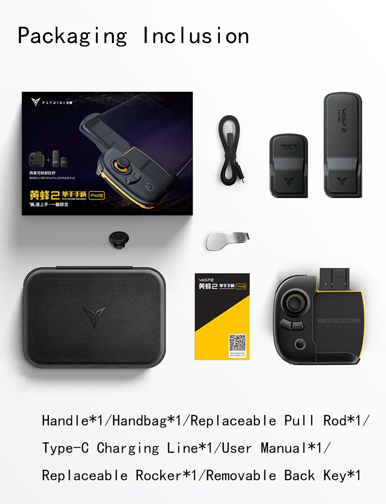 Flydigi Wasp2 iPad/Tablet pubg мобильный игровой контроллер мобильный Bluetooth геймпад bee sting триггер для Android/ios системы