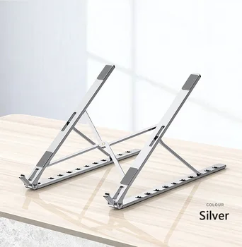 

Portable Laptop Stand Aluminium Foldable Notebook Support Laptop Base Macbook Pro Holder Adjustable Bracket Computer Accessories