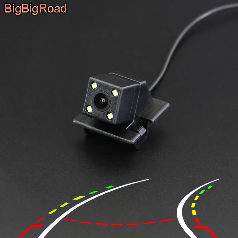 BigBigRoad For Mazda 2 Mazda2 M2 Hatchback 2016 2017 2018 2019 2020 Car Intelligent Dynamic Trajectory Tracks Rear View Camera | Автомобили
