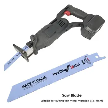 

Multi-functional Reciprocating Saw Electric Drill Attachment Woodworking Tool within 100mm Fast Linear Cutting of Metal