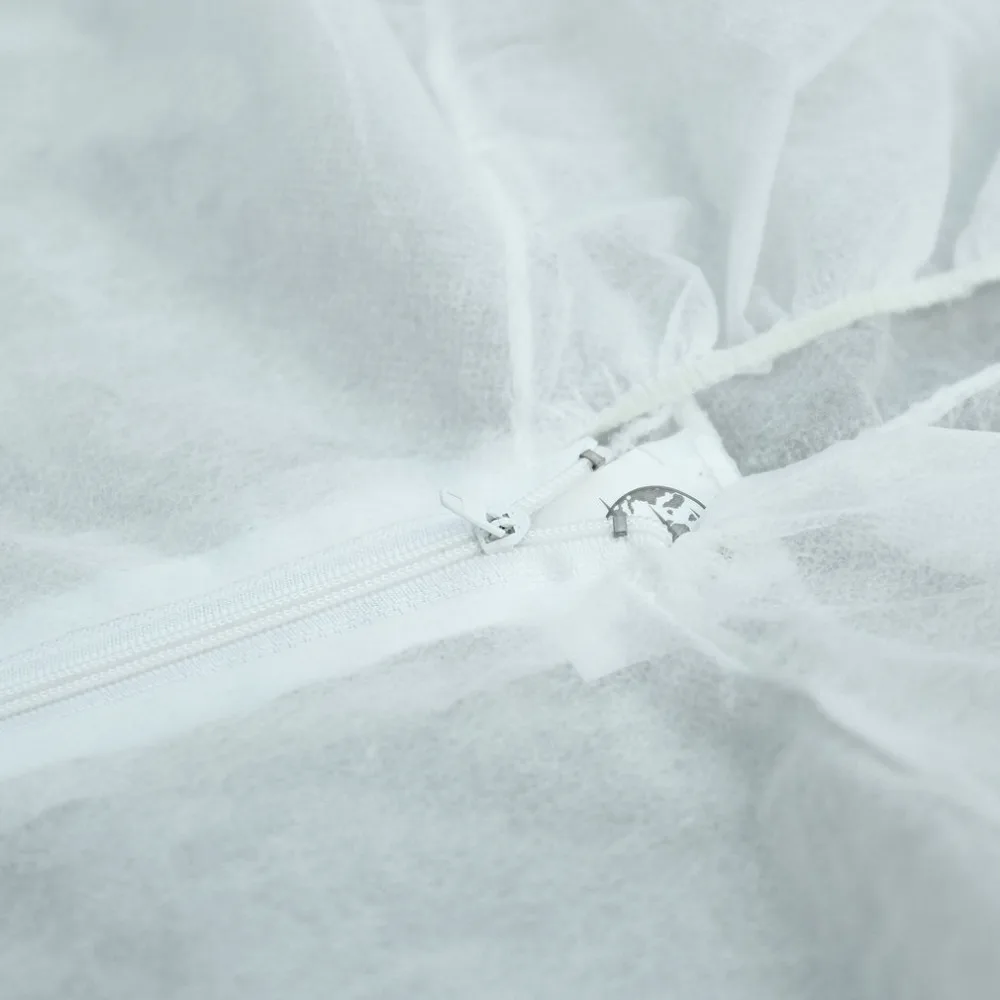 Одноразовые комбинезоны Пылезащитная одежда мужская изоляционная Одежда Белый Рабочий костюм универсальный нетканый материал защитная одежда