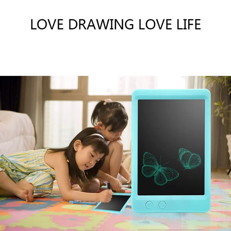 Безопасный планшет с ЖК-экраном для рисования, защитная портативная детская доска для рисования, усовершенствованная технология чувствительной к давлению ЖК-дисплея