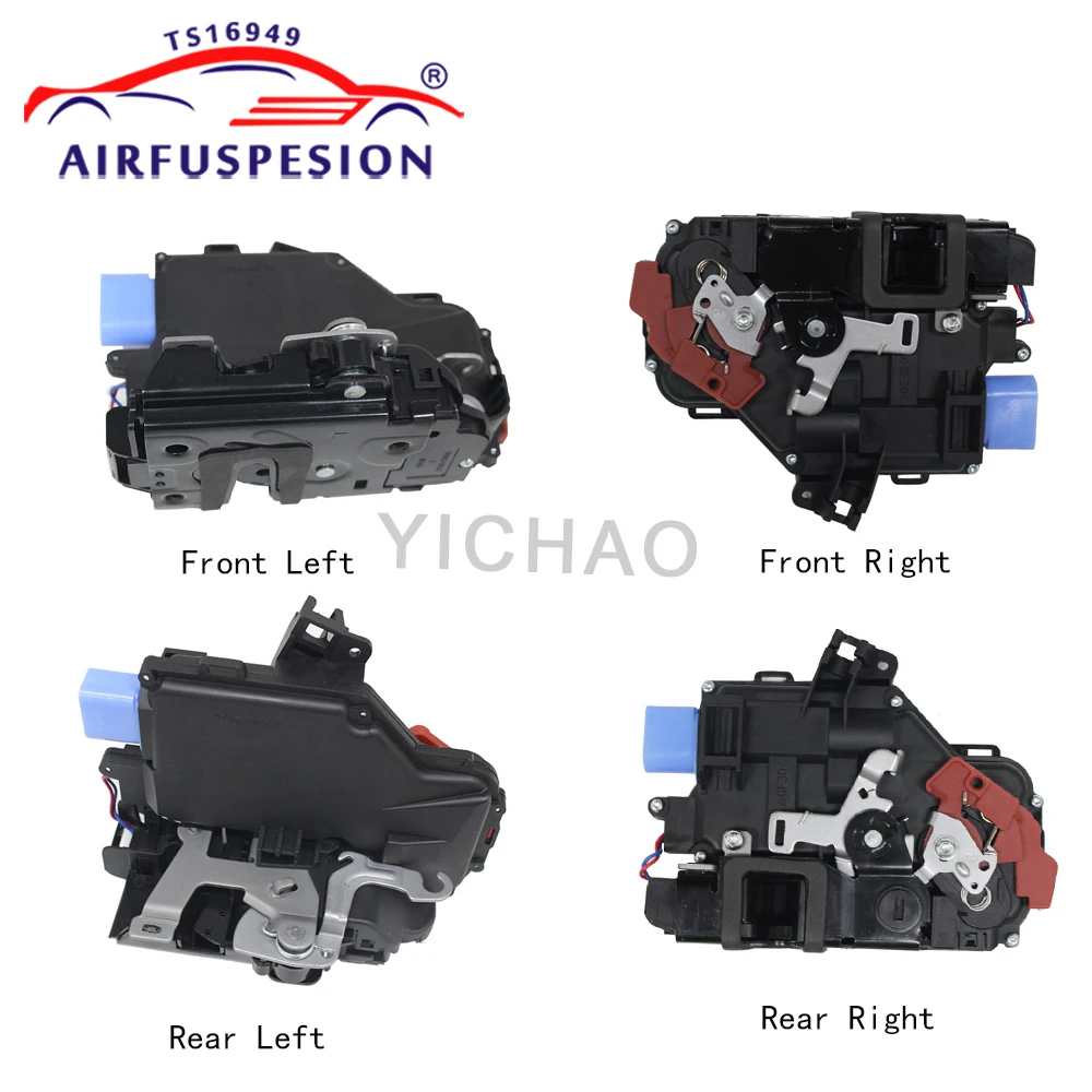 4 шт. передние + задние дверные замки для Jetta 3 VW Touareg Touran Golf 5 Caddy Skoda Octavia 2003 20113D1837015AB