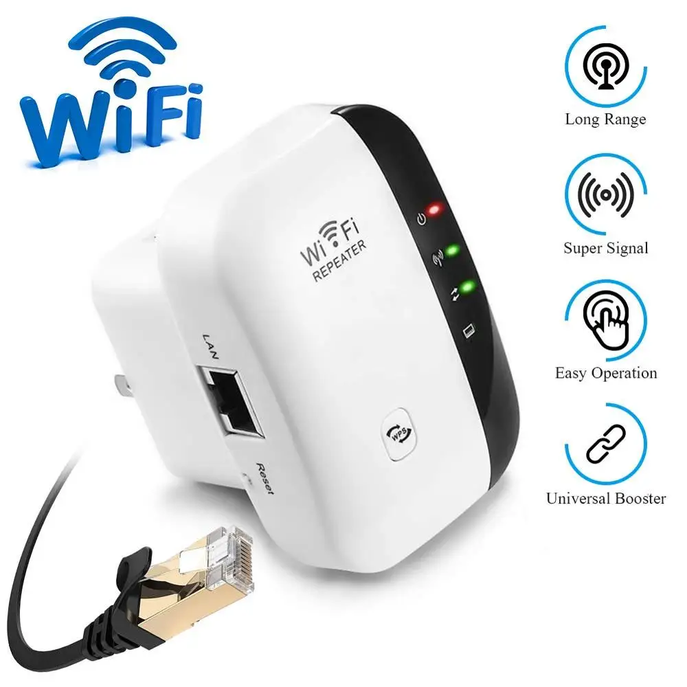 Усилитель сигнала Wi-Fi 300 Мбит/с 2 4 ГГц | Компьютеры и офис