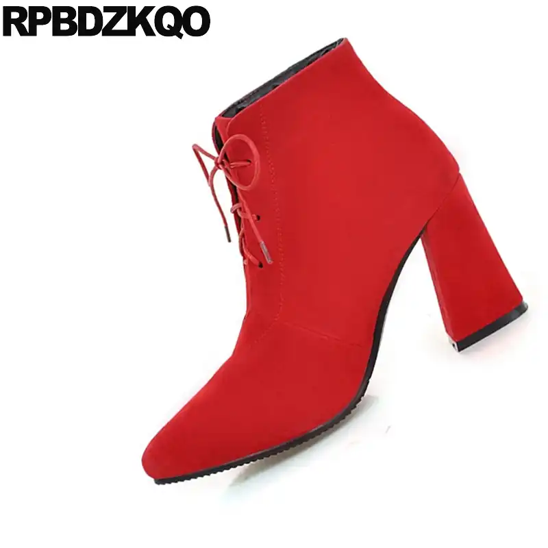 cheap red boots