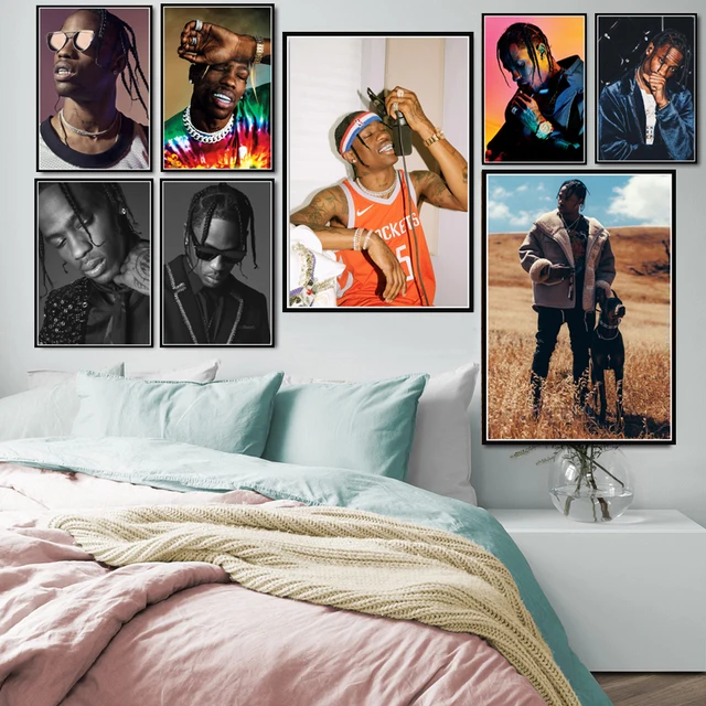 Travis Scott Pictures and Paintings Printed on Canvas 1