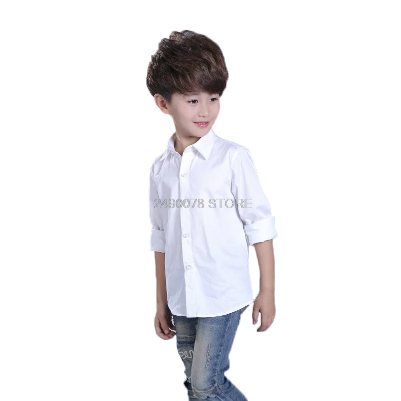 girls white frilly blouse