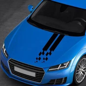 

Mirror Sticker Side Skirt Strip Car Body Vinyl Decal Hood Rearview Parts