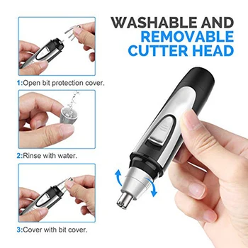 

Electric Nose Hair Trimmer For Men Ear Trimmer Hair Removal Shaving Razor Beard Face Hairs Cut Tools New Arrive