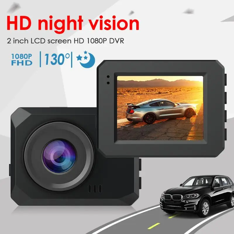 C2 Full HD 1080P Автомобильный видеорегистратор приборная панель камера 2 &quotips ЖК экран