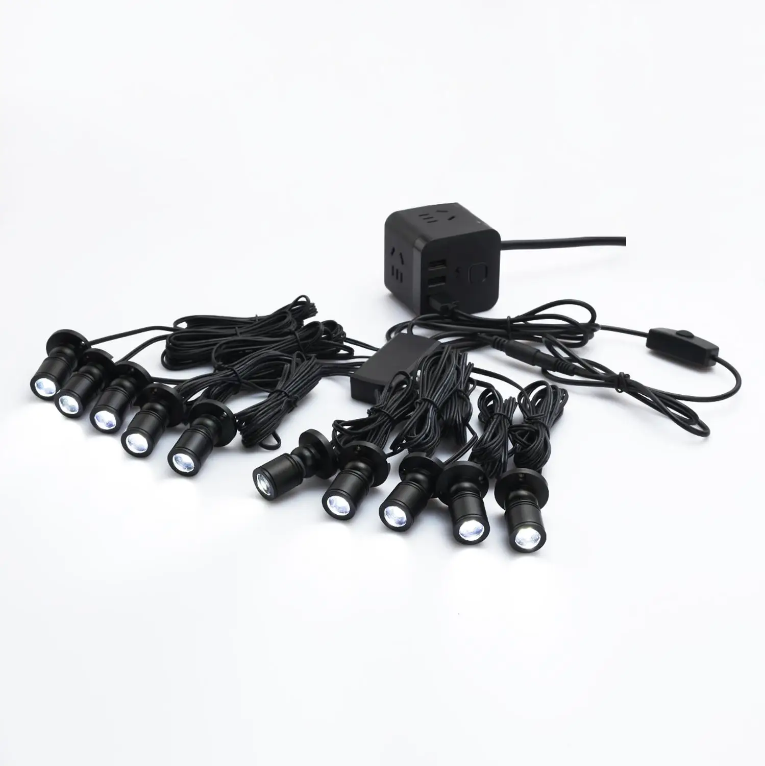 С регулируемой яркостью 5V USB шкаф счетчик прожектор и комплект Sseries 1 но не более чем на 10 светодиодный