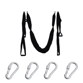 

6 Handles Anti-Gravity Aerial Yoga Ceiling Hammock Flying Swing Trapeze Yoga Inversion Device Home Gym Hanging Belt