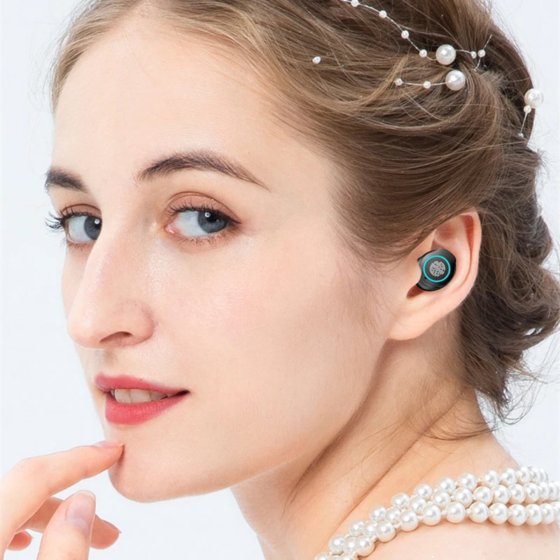 TWS Wireless Earphones Bluetooth Earphones 5 0 9D Surround Sound Waterproof Earphones Headset With Microphone Charging Case