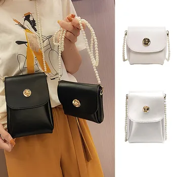 

Crossbody Bags For Women Bolsos Mujer De Marca Famosa 2019 Women's Fashion Coin Purse Pearl Bag Lock Casual Bag Shoulder Bag K30