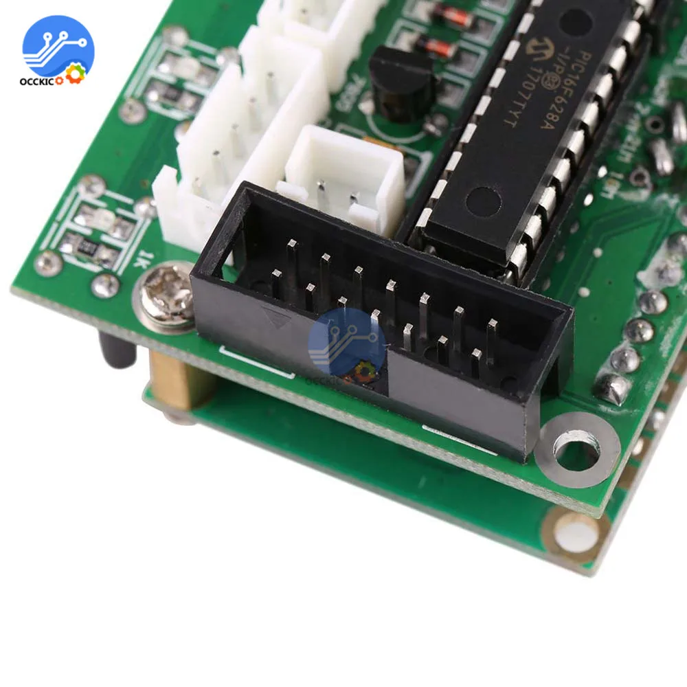 Faixas de Frequência Gerador de Sinal Tester com Tela Dds Rádio Presunto Digital Rit Vfo Ssb Frequência Cabo Amarela Ad9850 6 0 55 Mhz - Image 3