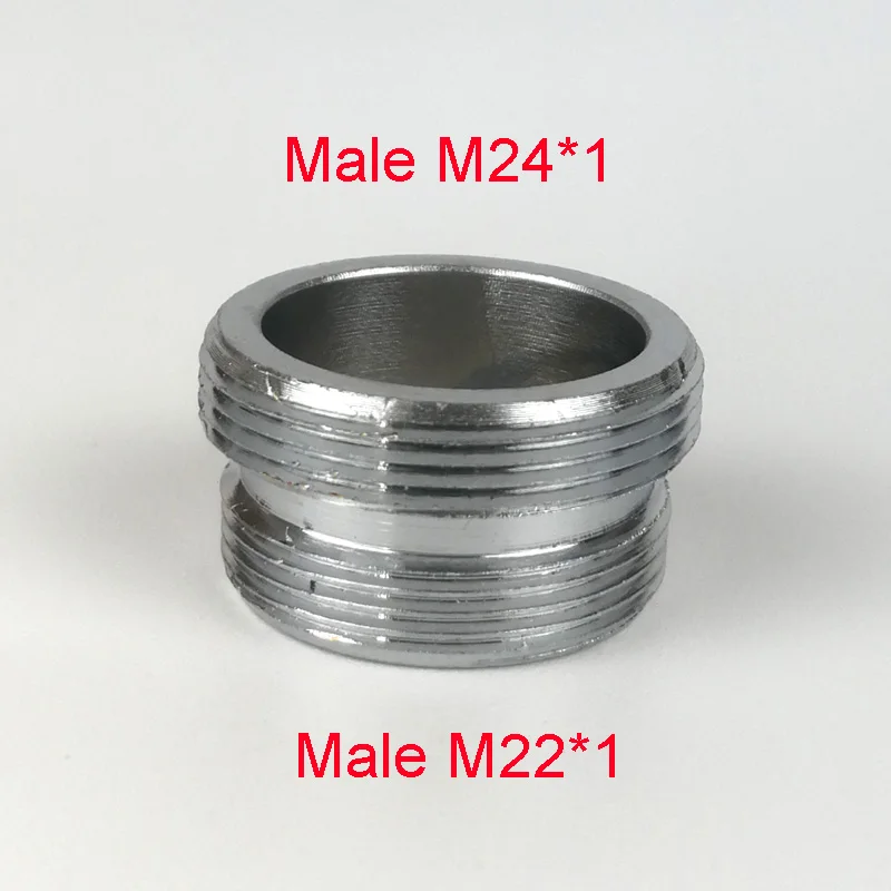 1 шт. хромированный латунный кран адаптер к аэратору Male Female M22 M24 G1/2 &quot3/4" фитинги