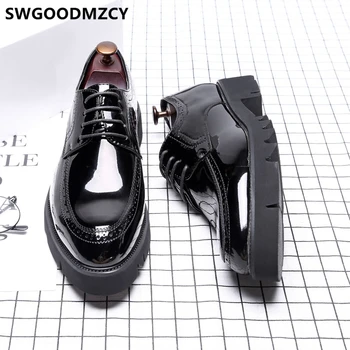 

Wedding Shoes Men Classic Italian Brand Business Shoes Men Oxford Leather Coiffeur Formal Shoes Men Dress Chaussure Homme Buty