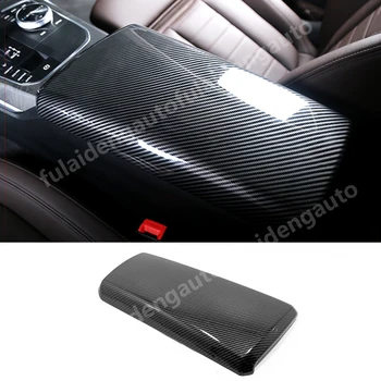

For BMW 3 Series G20 2019-2020 Matte Carbon Fiber ABS Center Console Armrest Box Panel Cover Trim Car Accessories