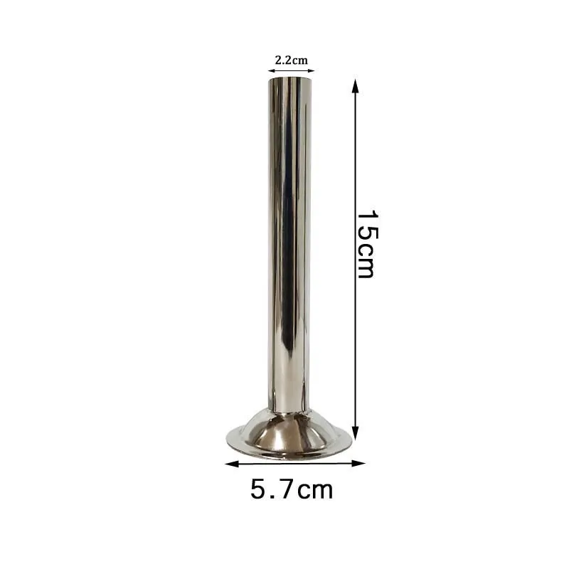 Length 15cm Base Diameter 5.7cm Food Grade Sausage Stuffer Filling Tubes Funnels Nozzles Parts Filler Tube 1.2/1.9/2.2/3.2cm
