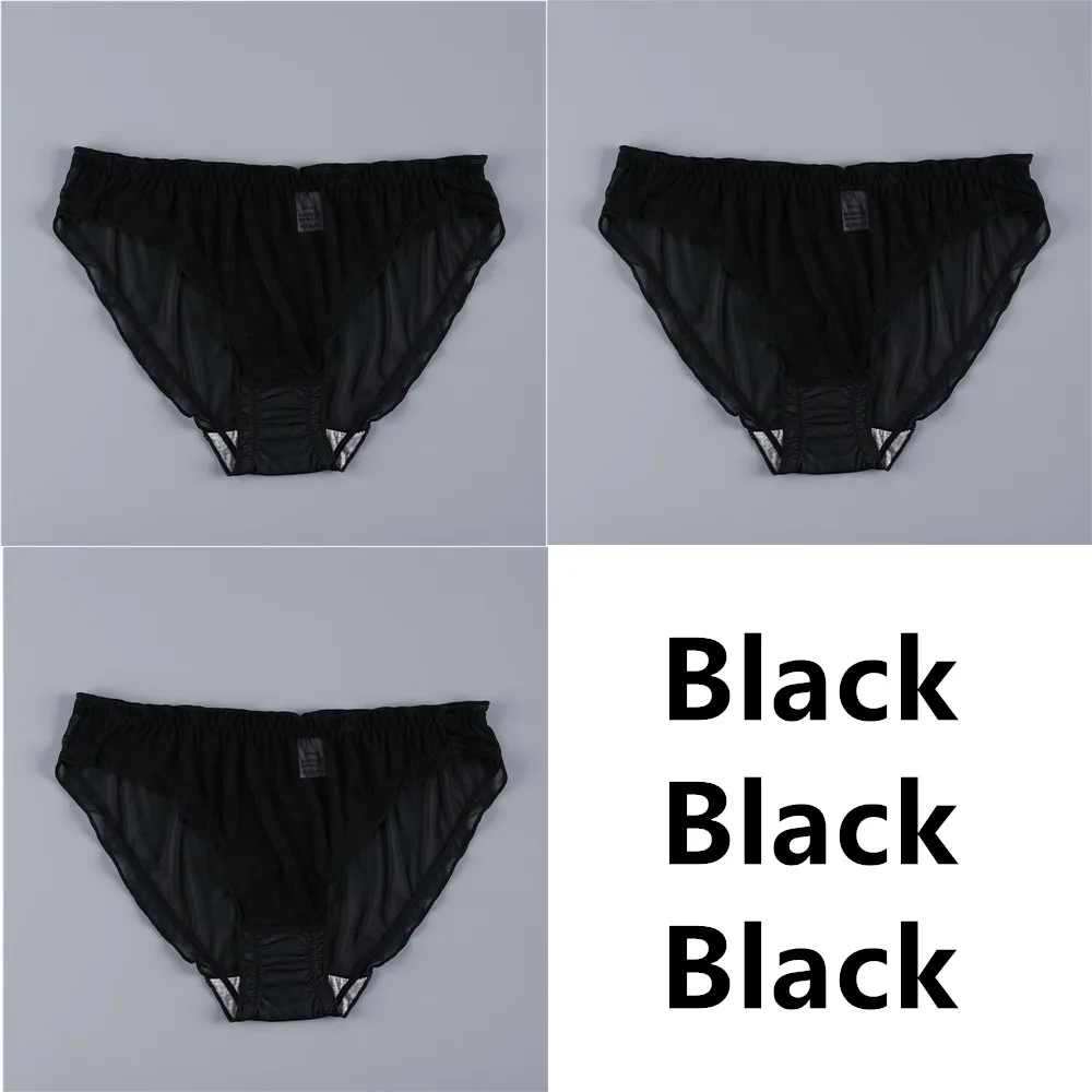 3PCS/Set Sexy Panties For Women Lace Underwear Pantys Hollow Out Low-Waist Female Underpants Mesh Perspective Briefs Lingerie Women Pantie Panties