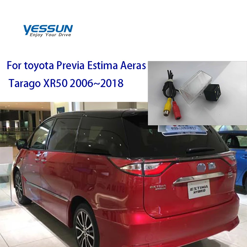 

Yessun car License Plate Rear View Camera 4 LED Night Vision 170 Degree HD For toyota Previa Estima Aeras Tarago XR50 2006~2018