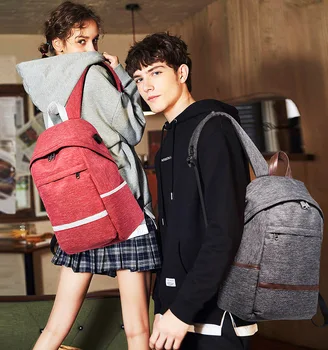 

2019 Splashproof 15.6inch Laptop Backpack Anti Theft unisex backpack USB High capacity fashion outdoor travel Teenage Backpack