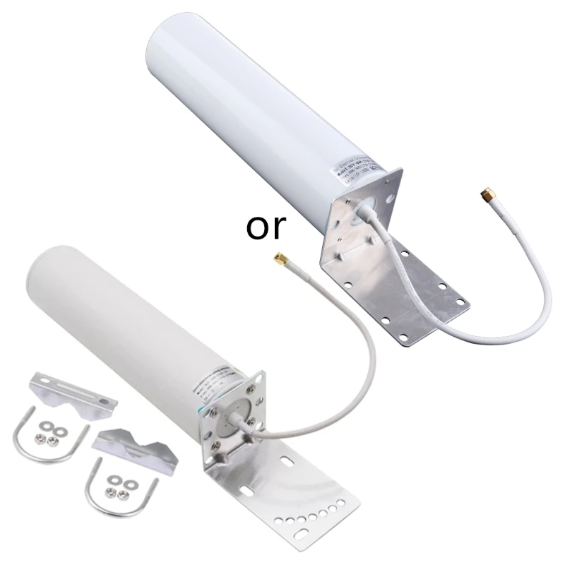 4G LTE Outdoor 698-2700MHz 12dBi Wideband Omni External Barrel Antenna with Dual SMA Male Connector for Router | Мобильные телефоны