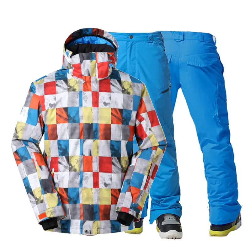 Good Men's Snow Suit Wear winter outdoor Sports Snowboarding Clothes 10K waterproof windproof