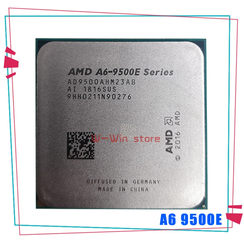 AMD A6 Series 9500E 3 0 ГГц двухъядерный ЦПУ процессор AD9500AHM23AB разъем AM4 satmak 9500|Процессоры| |