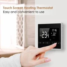 Termostato inteligente WiFi para calefacción de suelo, controlador de temperatura para agua/eléctrica