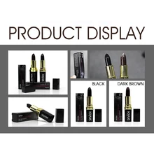 Крем для окрашивания волос черный коричневый Временная Краска для волос ручка помада Стиль WSH99