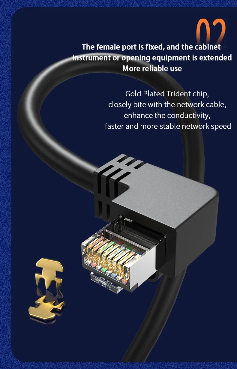 CAT6 Shielded Ethernet Extension Cable: 6 RJ45 Plugs to Jack, Gold-Plated Connectors for Router, Modem, TV, PC. Description Image.This Product Can Be Found With The Tag Names Cat6 ethernet extension cable, Computer Cables Connecting, Computer Peripherals, PC Hardware Cables Adapters