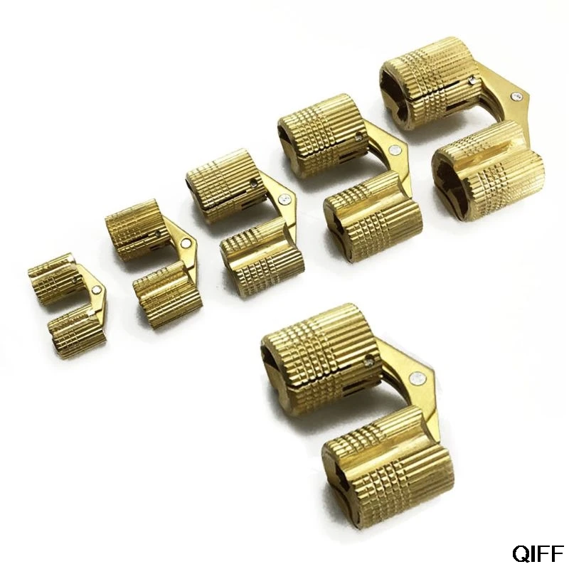

Drop Ship&Wholesale Hidden Invisible Concealed Copper Barrel Hinges Box Cabinet Furniture Hardware August 5