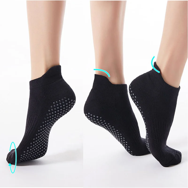 Yoga Socks Antiskid Pilates Socks Ladies Ballet Socks with Grips Barre