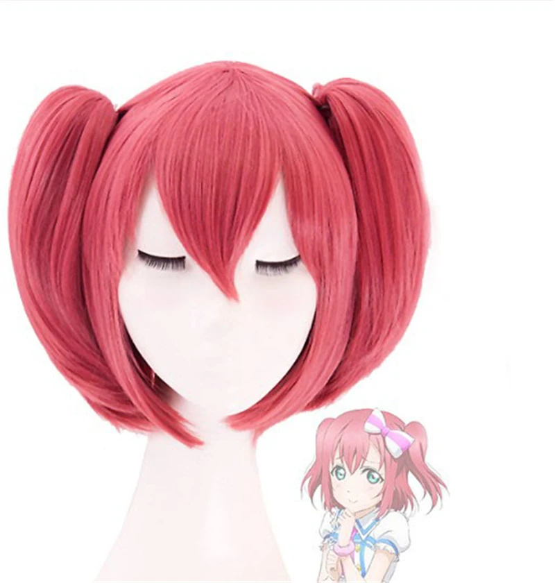 Аниме LoveLive! Солнечный свет! Ruby Kurosawa парик синтетические волосы Косплей Костюм декоративный реквизит коллекция для женщин Девушка 1 шт
