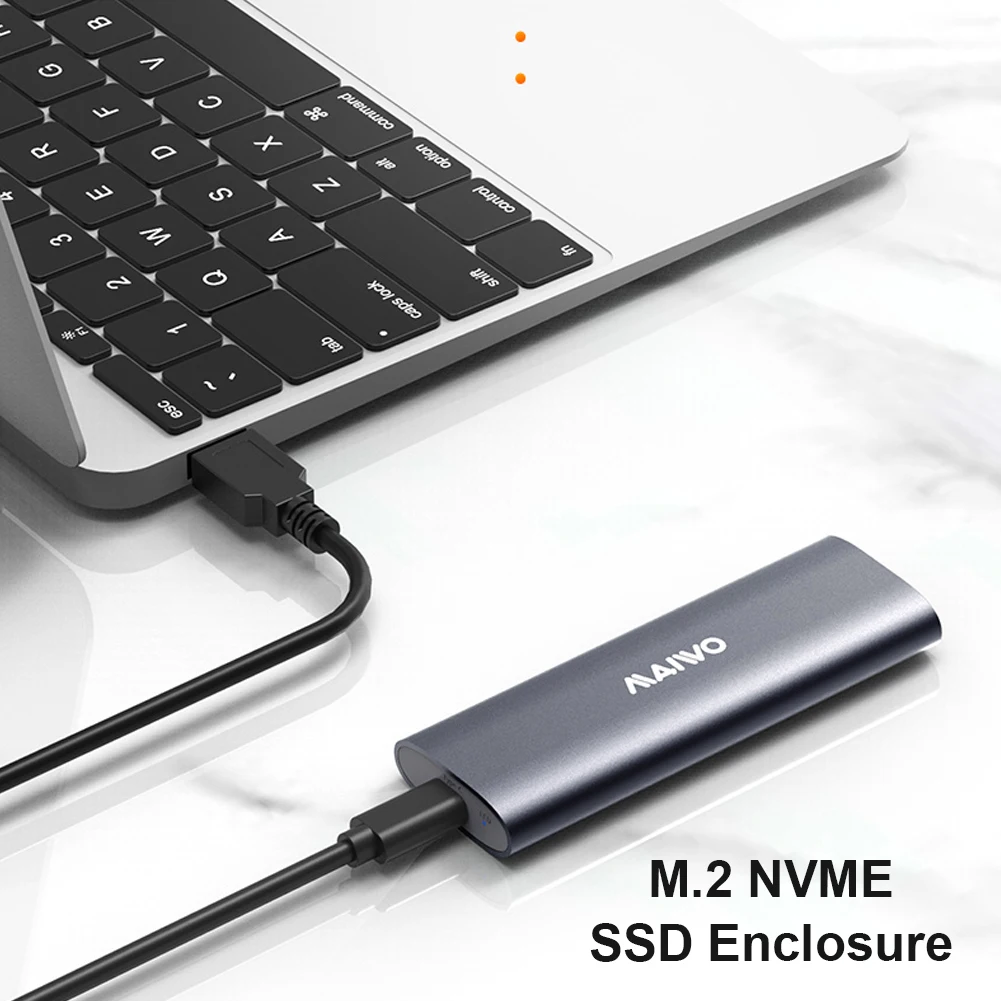 Купить Корпус для жесткого диска MAIWO K1689 M.2 SSD NMVE SATA корпус 2230/2242/2260/2280 USB Type C адаптер  | Компьютерные кабели и разъемы (1005003662082801)
