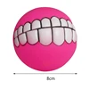 Pet Dog Ball Teeth Funny Trick Toy Silicone Toy for dogs Chew Squeaker Squeaky Dog Sound toys Pet puppy Toys interactive cat toy 3