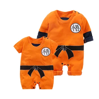 

Baby Boy Clothes Newborn Rompers 100% Cotton Dragon Ball SON GOKU Toddler Infant Jumpsuits Fall Romper Halloween Costume