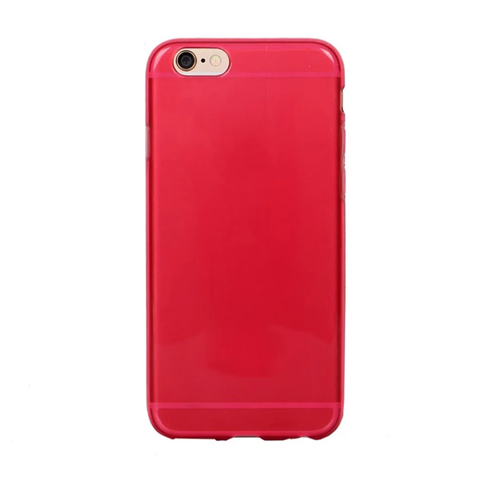 

2PCS Case Cover Back For Apple Iphone 5S/6/6 Plus Silicone Clear/Transparent