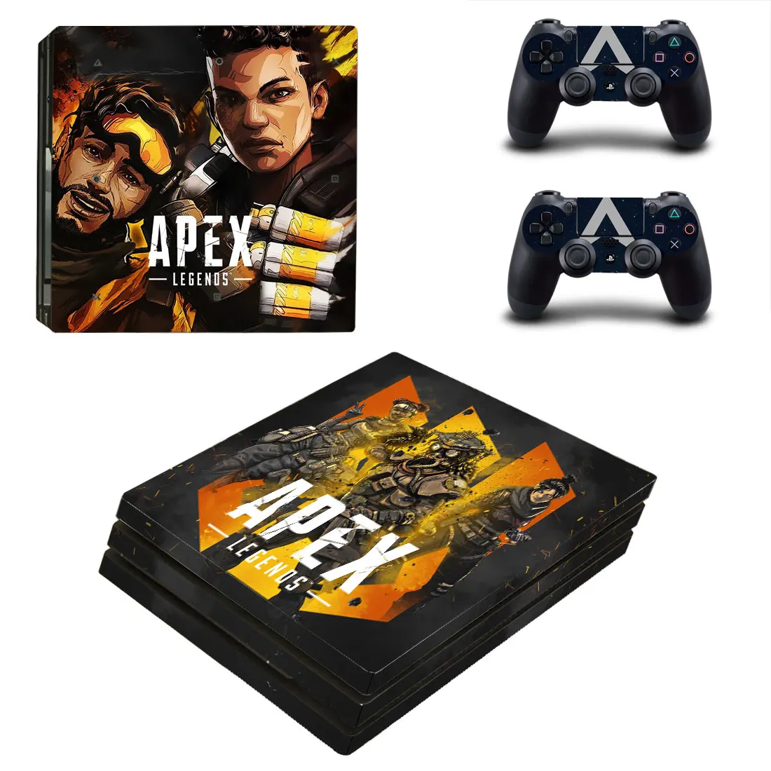 

APEX Legends Style Skin Sticker for PS4 Pro Console And Controllers Decal Vinyl Skins Cover YSP4P-3329