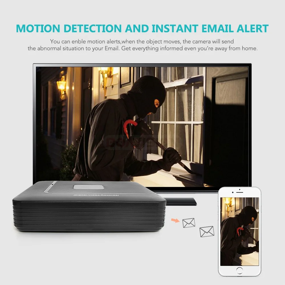 Mini CCTV NVR 16CH H.265 5MP 1080P