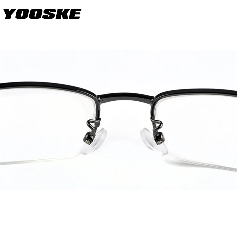 Myopia Glasses Eyeglass Frames for Women Men Half Frame Student-1.0-6.0