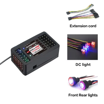 

DumboRC Remote Control Led module Lamp Group Receiver Tamiya Tractor Truck DIY Modification for Gun Board Control Fast delivery