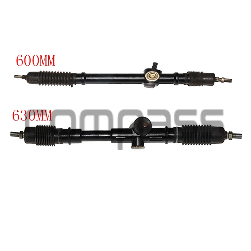 600mm630mm vertical power steering rack and pinion, suitable for 150cc 250cc China Go golf course Karting ATV UTV bicycle parts